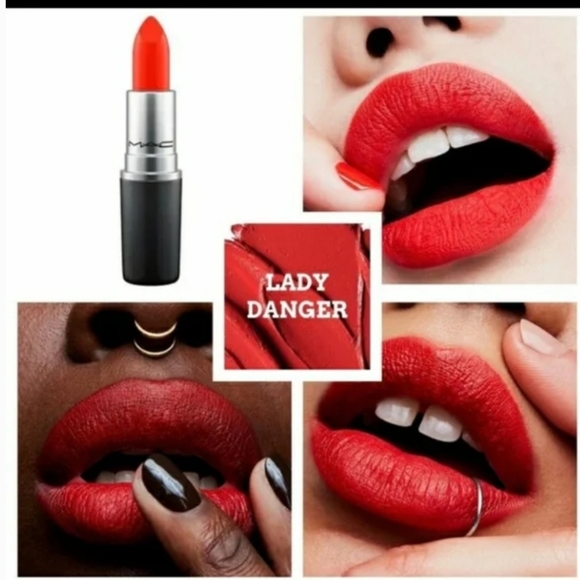 MAC Travel Exclusive Dangerous Reds Lipstick Trio Set Lady Danger/Ruby Woo/Chili - Picture 6 of 9